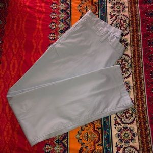 14th & UNION MEN’s FLAT FRONT CASUAL PANTS. BABY BLUE. EUC. 38x32